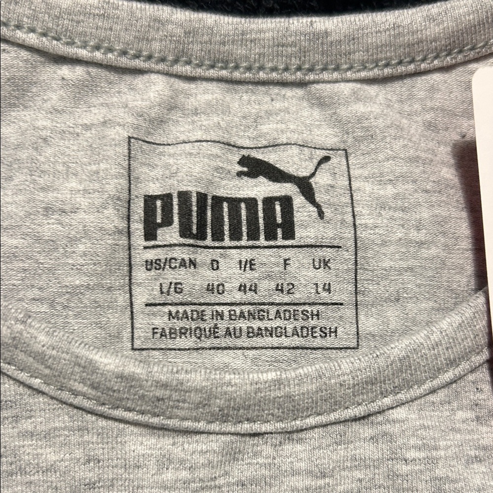 Puma Light Gray Heather Logo Dress - Picture 3 of 5